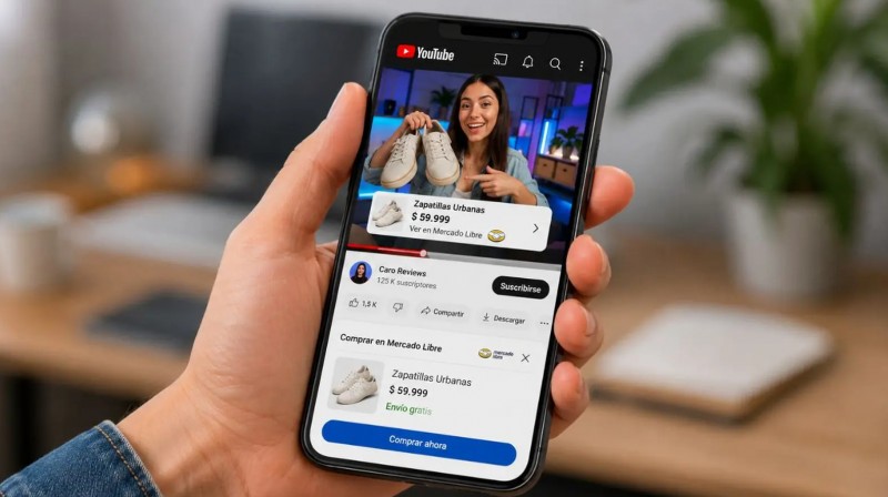 YouTube Shopping Argentina