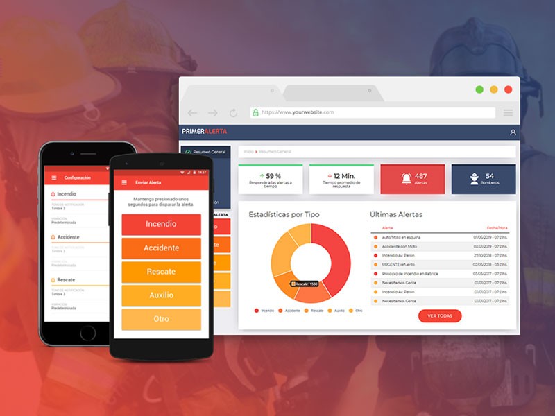 App para Bomberos y Brigadas