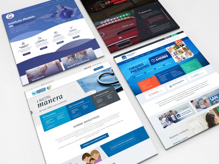 Pagina Web Clinica, Sanatorio, hospital